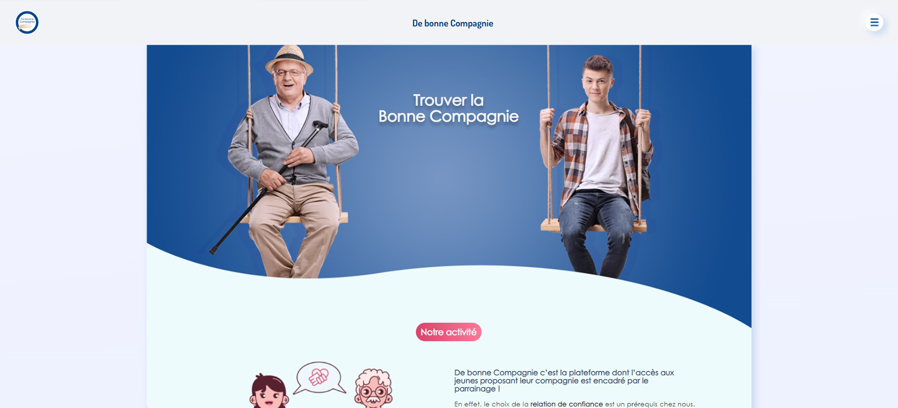 Site web De Bonne Compagnie