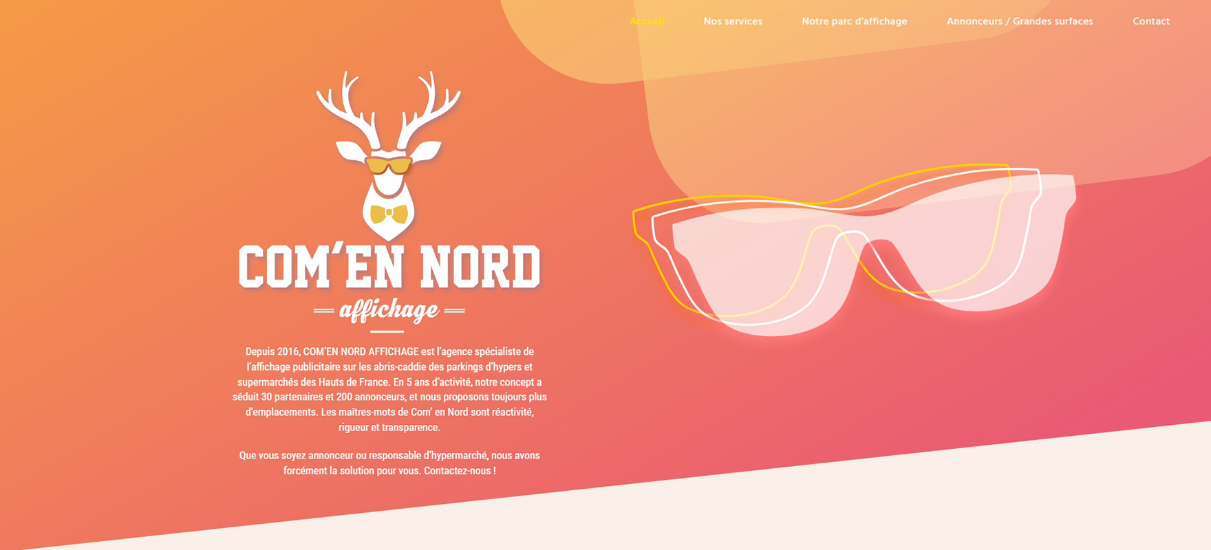 Site web Com'En Nord