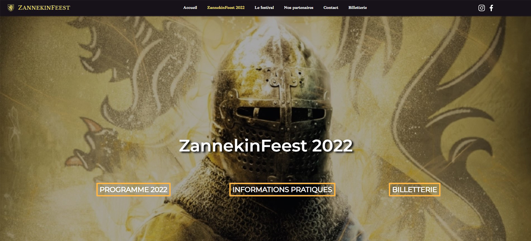 Site web ZannekinFeest